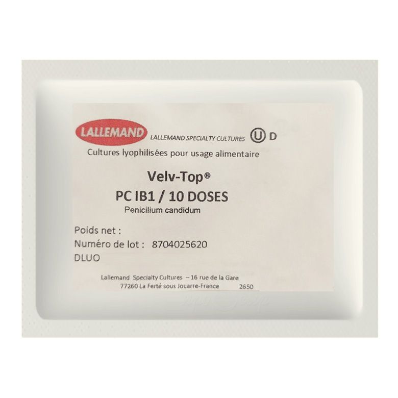 Плесень Lallemand Velv-Top P.Candidum IB1 - 10D на 1 тонну молока