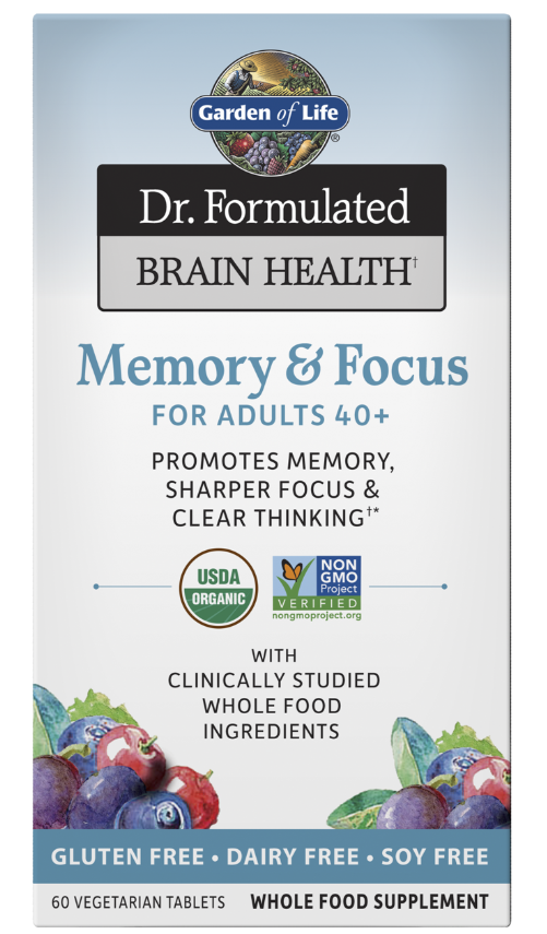 

Garden Of Life Memory&Focus For Adults 40+ 60 вег таблеток