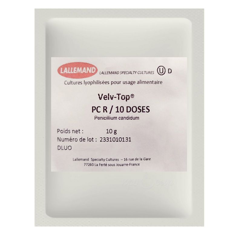 Плесень Lallemand Velv-Top P.Candidum R - 10D на 1 тонну молока