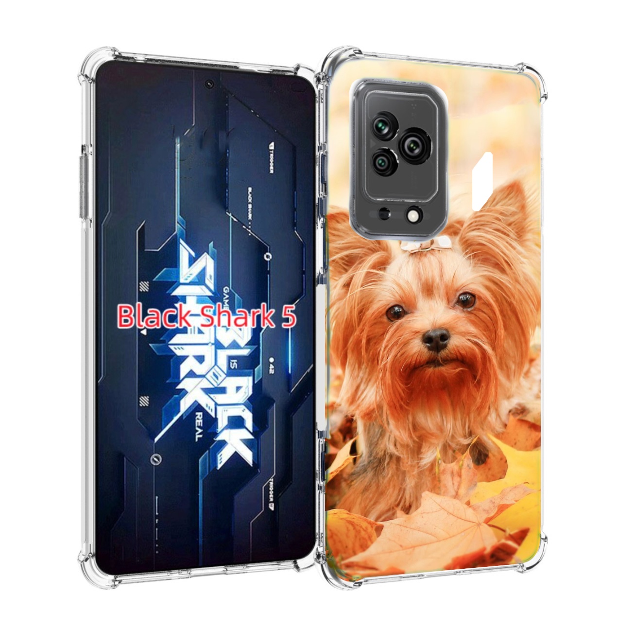 

Чехол MyPads еркширдскии терьер иорк для Xiaomi Black Shark 5, Прозрачный, Tocco