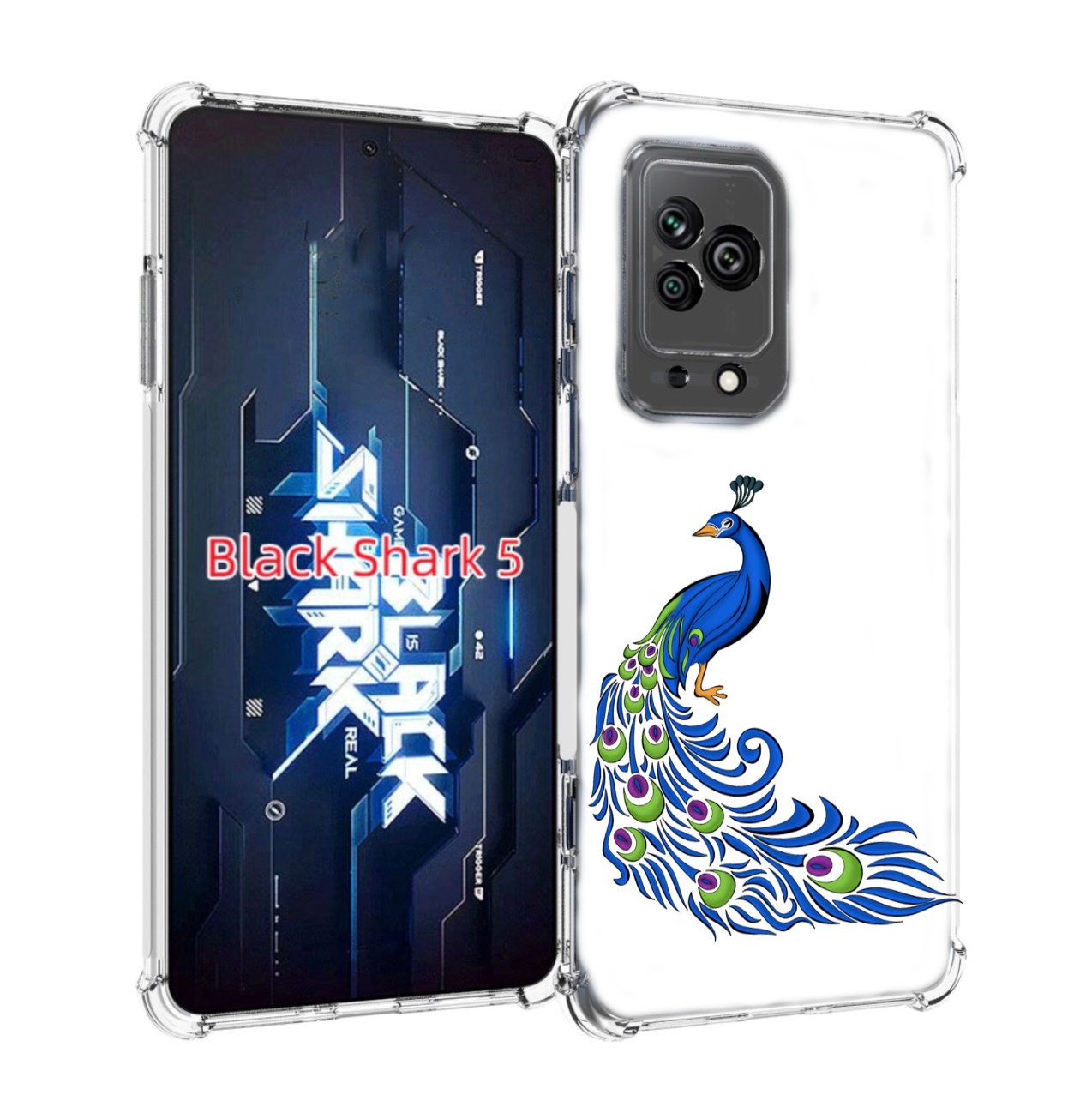 

Чехол MyPads жарптица-голубая для Xiaomi Black Shark 5, Прозрачный, Tocco