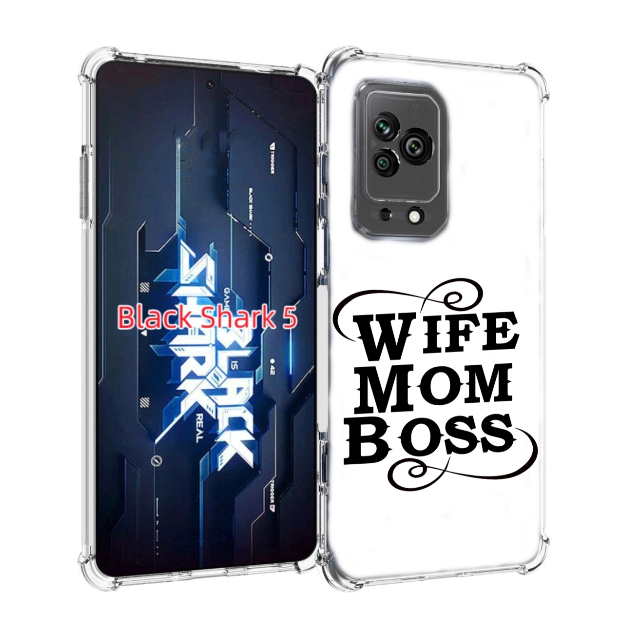 

Чехол MyPads жена-мама-босс для Xiaomi Black Shark 5, Прозрачный, Tocco