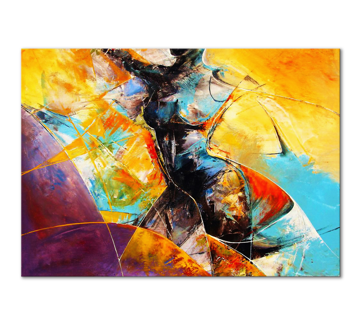 

Картина интерьерная на холсте Poly Print Art Каденция страсти 60х40 см.