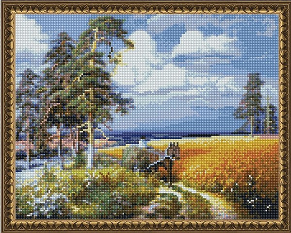 

PaintBoy Алмазная вышивка Дорога в поле VA449, 40x50 см