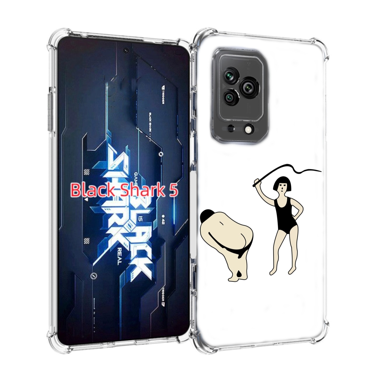 

Чехол MyPads женщина-наказывает для Xiaomi Black Shark 5, Прозрачный, Tocco