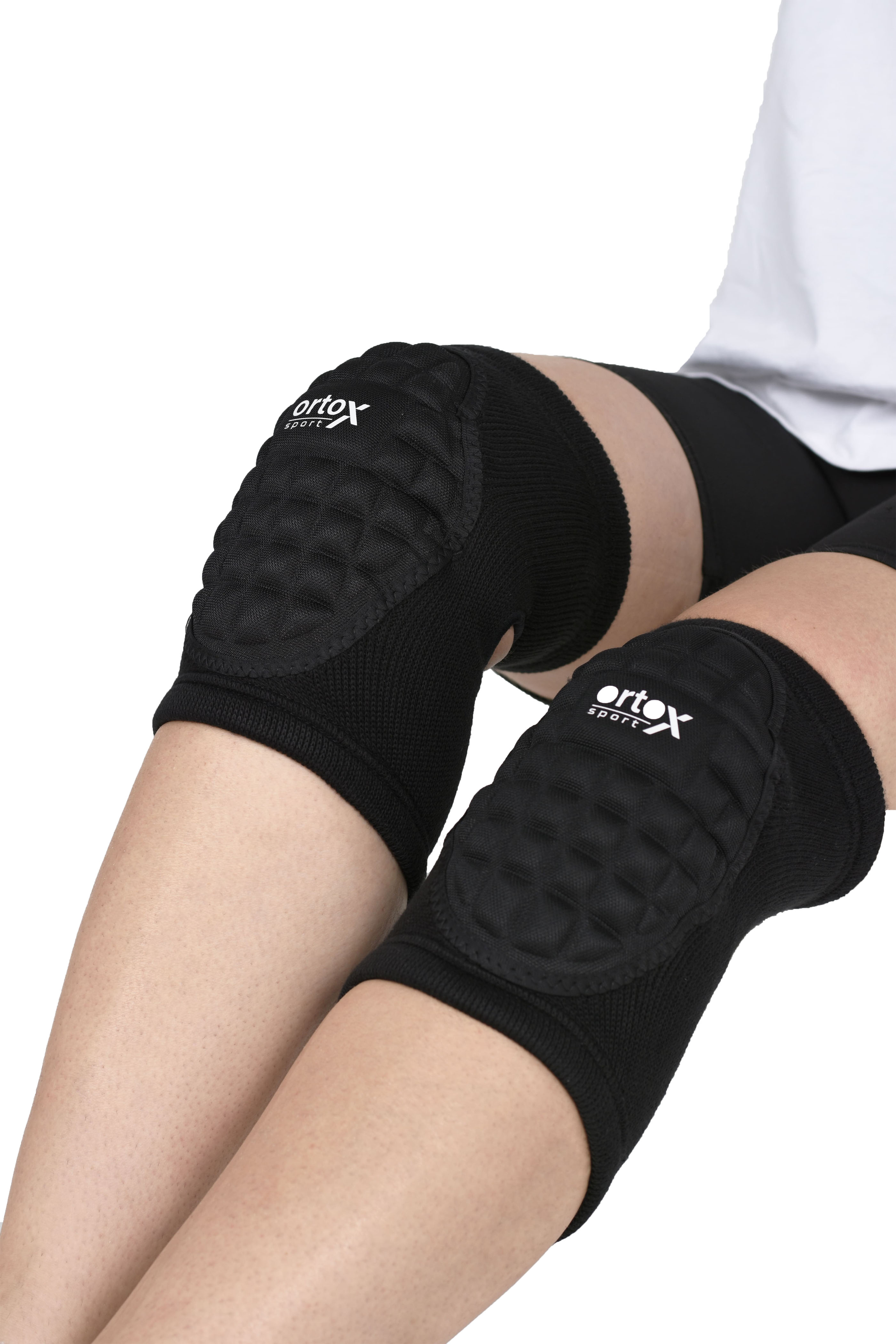 

Наколенники защитные для спорта и танцев - 2 шт., OrtoX Sport, размер, Черный