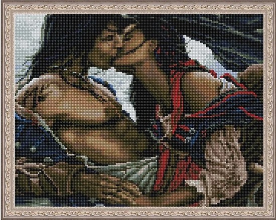 

PaintBoy Алмазная вышивка Жаркий поцелуй VA373, 40x50 см