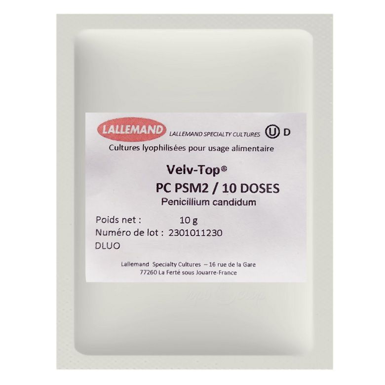 Плесень Lallemand Velv-Top P.Candidum PSM2 - 10D на 1 тонну молока