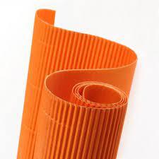 

Картон гофрированный (гофрокартон) 50*70 см. Folia цв 40 оранжевый