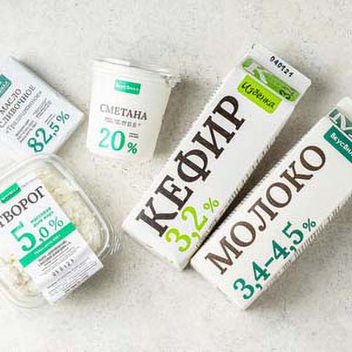 фото Набор молочных продуктов вкусвилл 2,95 кг