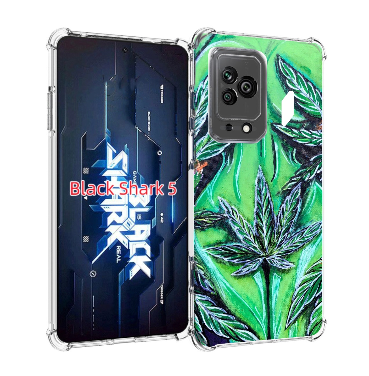 

Чехол MyPads зеленая девушка для Xiaomi Black Shark 5, Прозрачный, Tocco