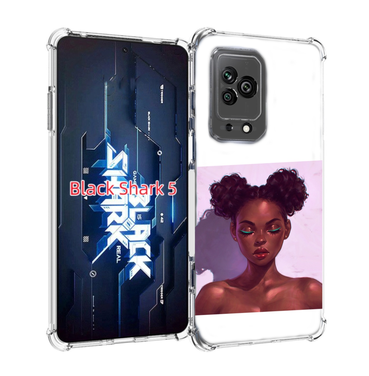 

Чехол MyPads зеленые-стрелки женский для Xiaomi Black Shark 5, Прозрачный, Tocco