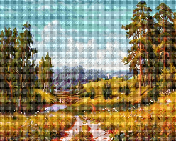 

PaintBoy Алмазная вышивка Летний пейзаж UA150, 40x50 см