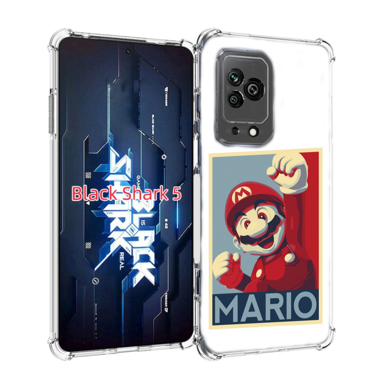 

Чехол MyPads злой марио для Xiaomi Black Shark 5, Прозрачный, Tocco