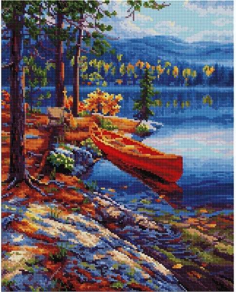 

PaintBoy Алмазная вышивка Лодка у берега GF2487, 40x50 см