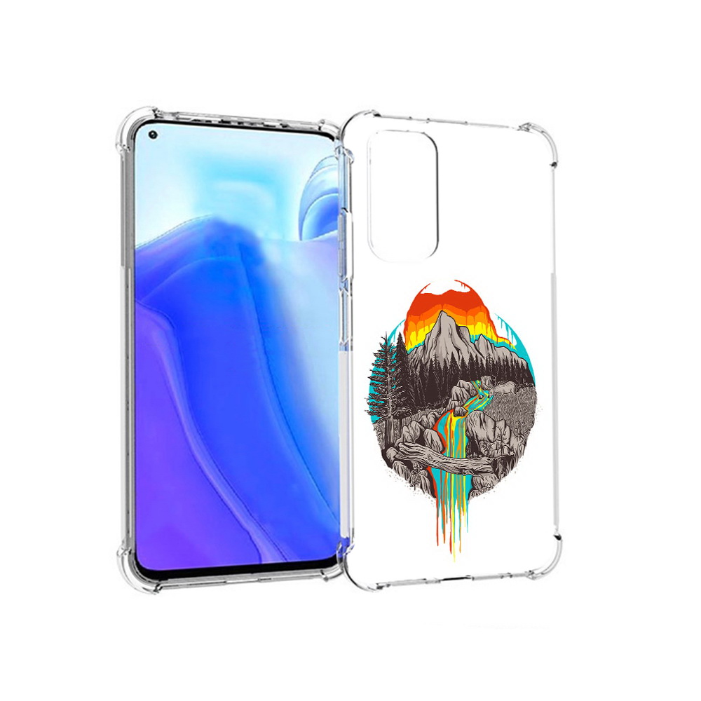 

Чехол MyPads Tocco для Xiaomi Redmi Note 11S Радужный водопад (PT162215.279.144), Tocco