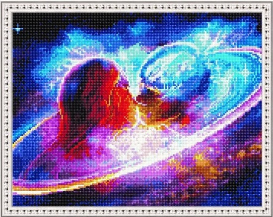 

PaintBoy Алмазная вышивка Любовь в космосе VA275, 40x50 см