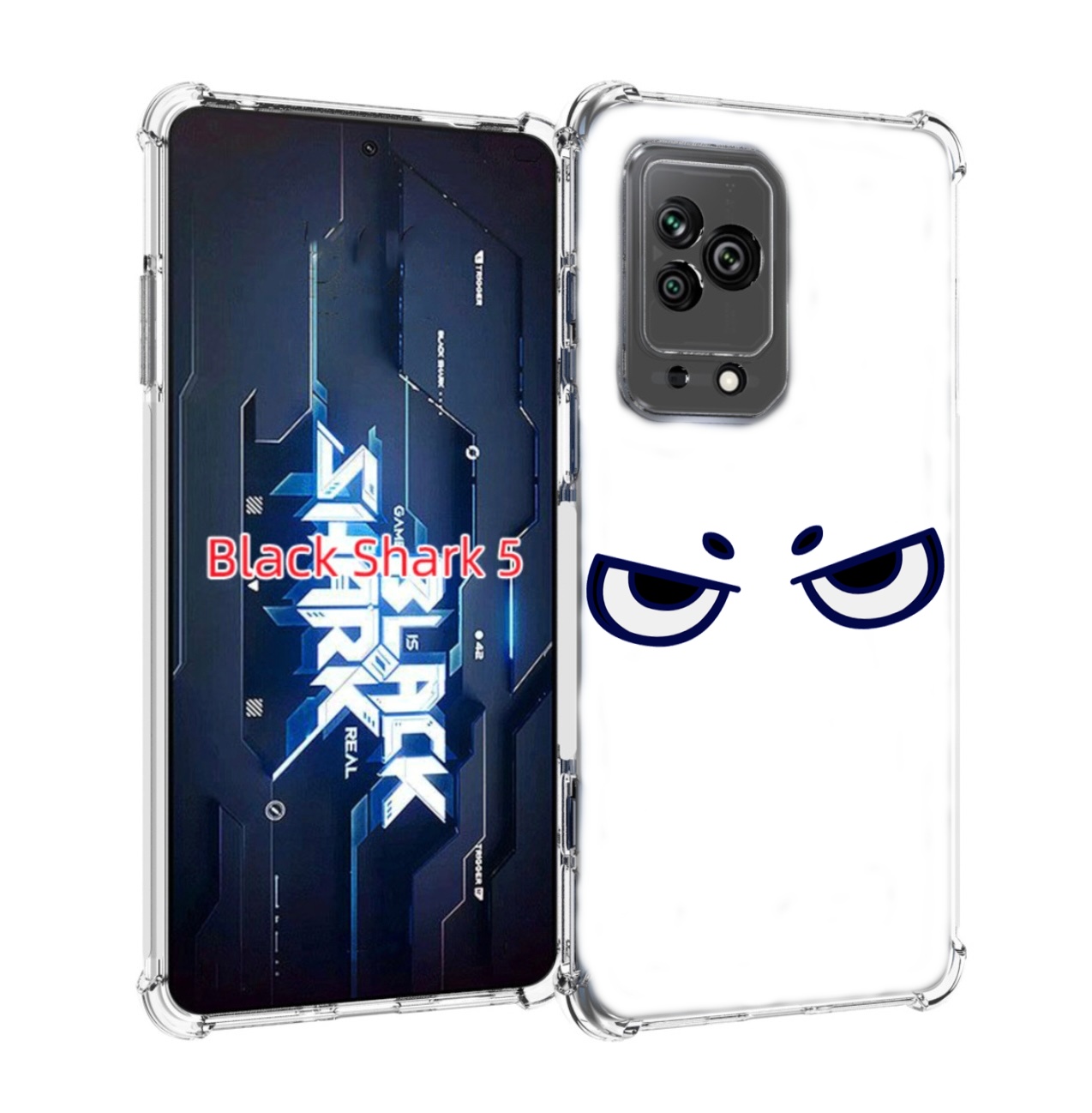 

Чехол MyPads злые-глазки для Xiaomi Black Shark 5, Прозрачный, Tocco