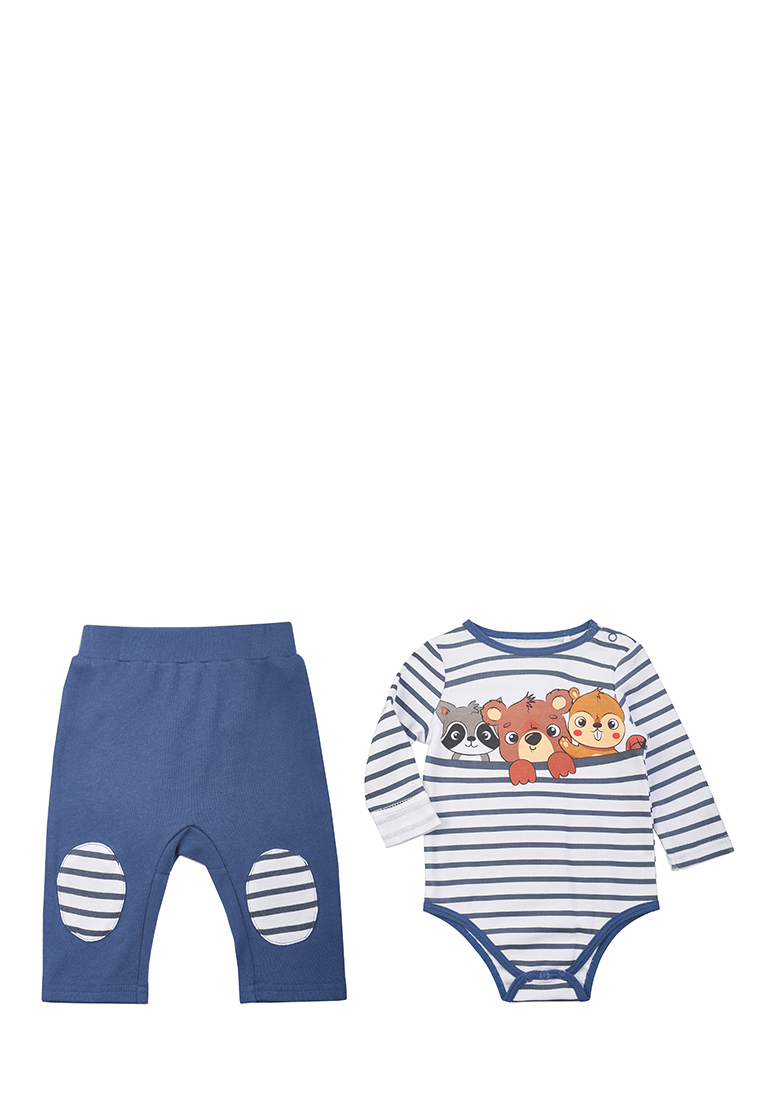 

Боди детское Kari baby AW23B07203307, белый, графитовый, 68, Белый;серый, AW23B07203307