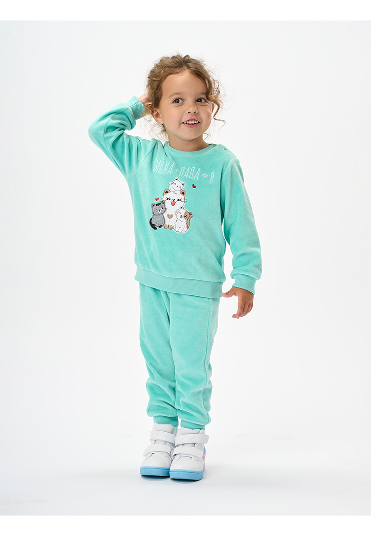 

Костюм детский Kari baby AW23B11303704, бирюзовый, 86, AW23B11303704