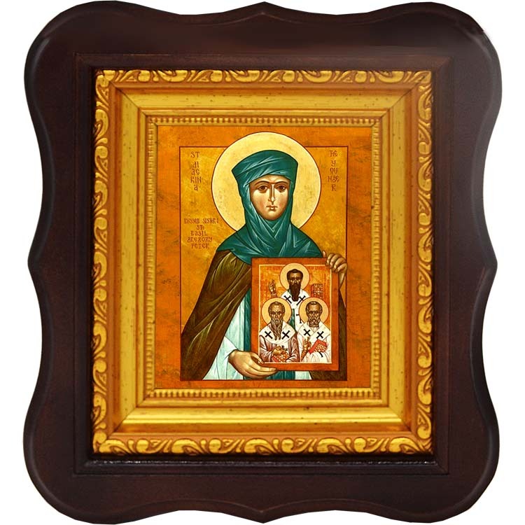 

Макрина Каппадокийская, Новая, Младшая преподобная. Икона на холсте.