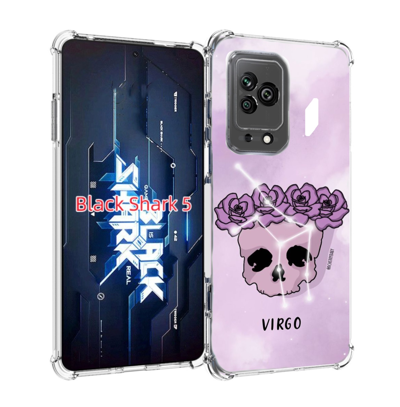 

Чехол MyPads знак зодиака дева 2 для Xiaomi Black Shark 5, Прозрачный, Tocco
