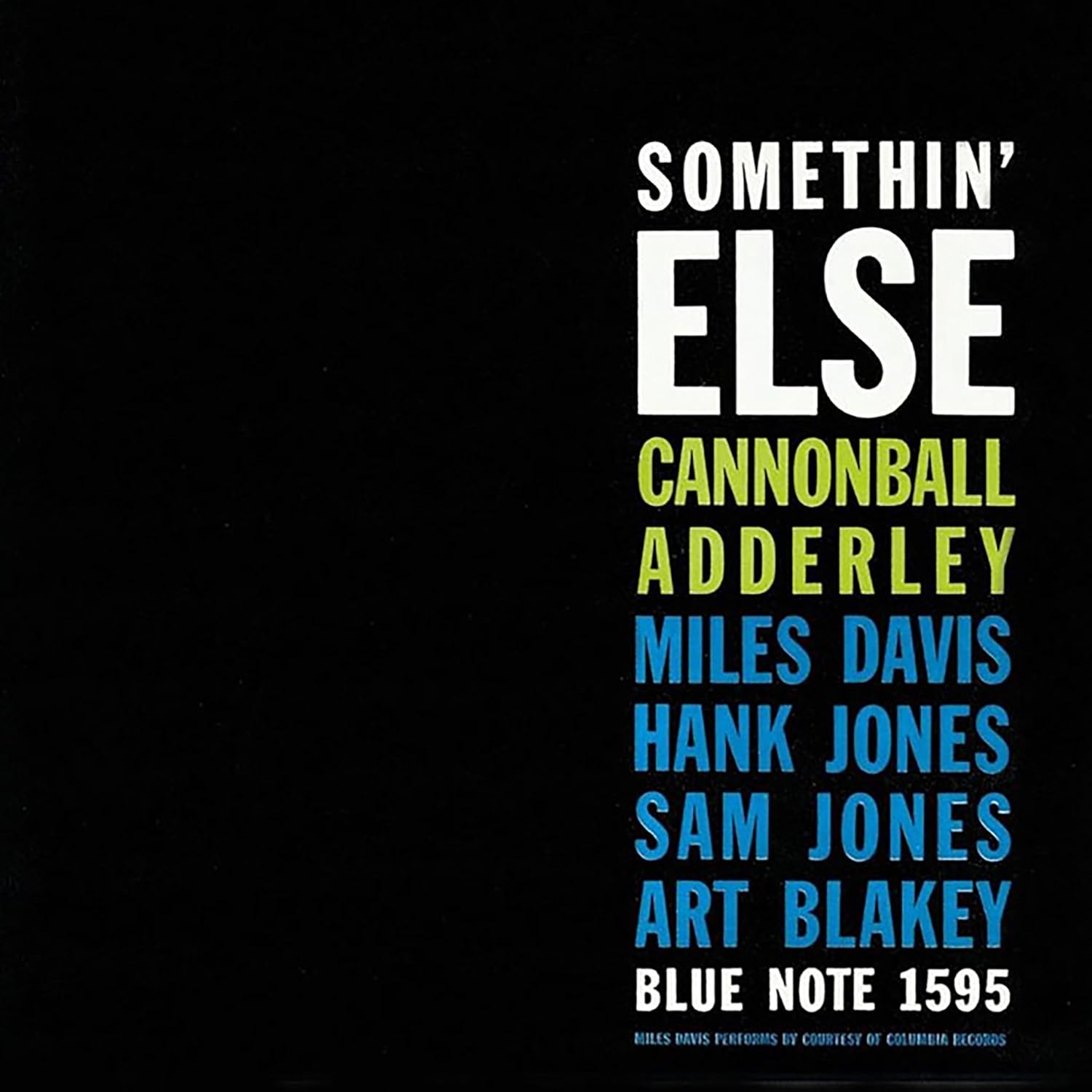 

Cannonball Adderley Somethin Else (Blue) (LP)