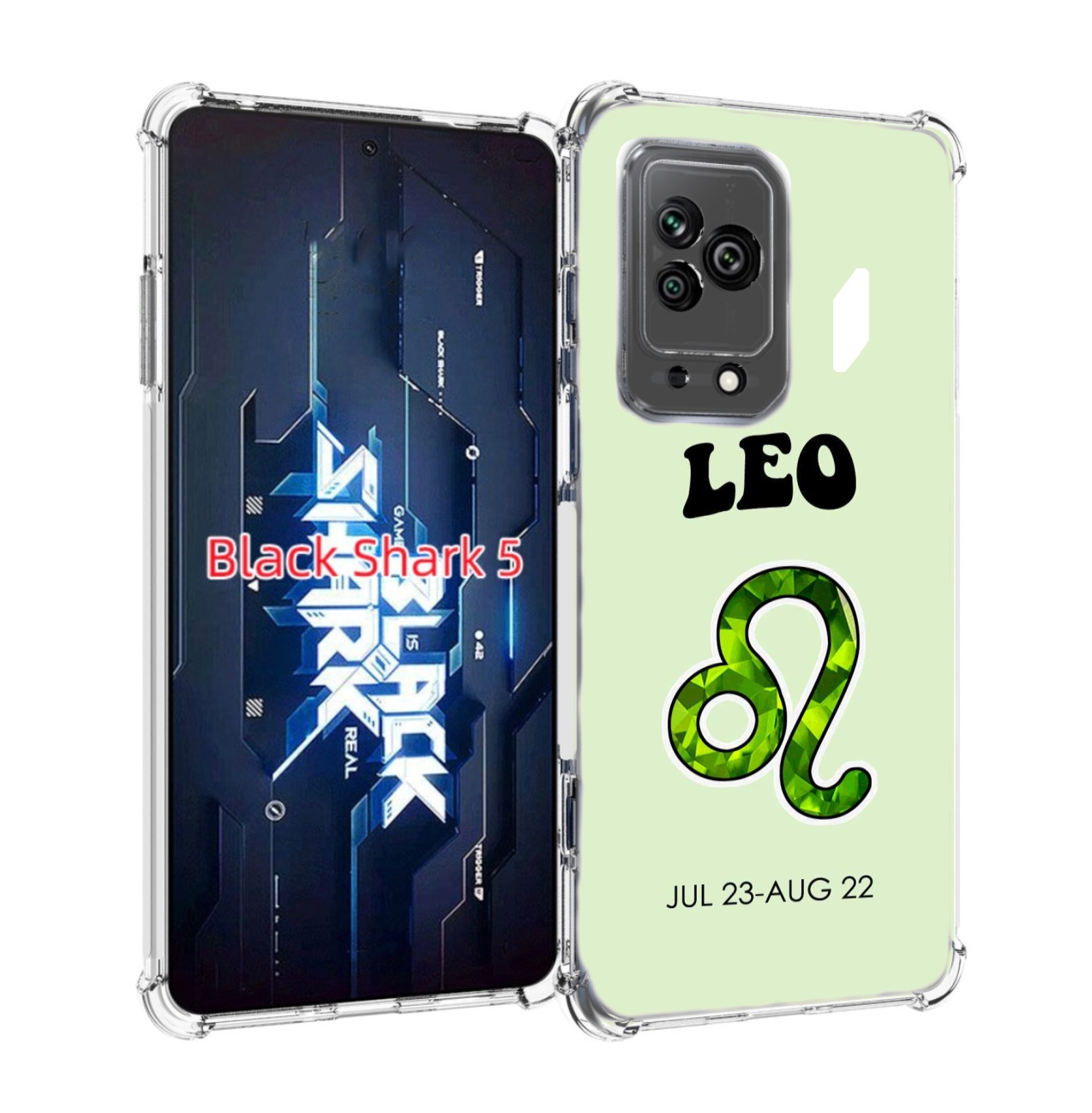 

Чехол MyPads знак зодиака лев 1 для Xiaomi Black Shark 5, Прозрачный, Tocco