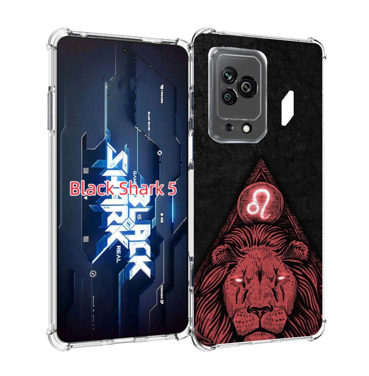 

Чехол MyPads знак зодиака лев 4 для Xiaomi Black Shark 5, Прозрачный, Tocco