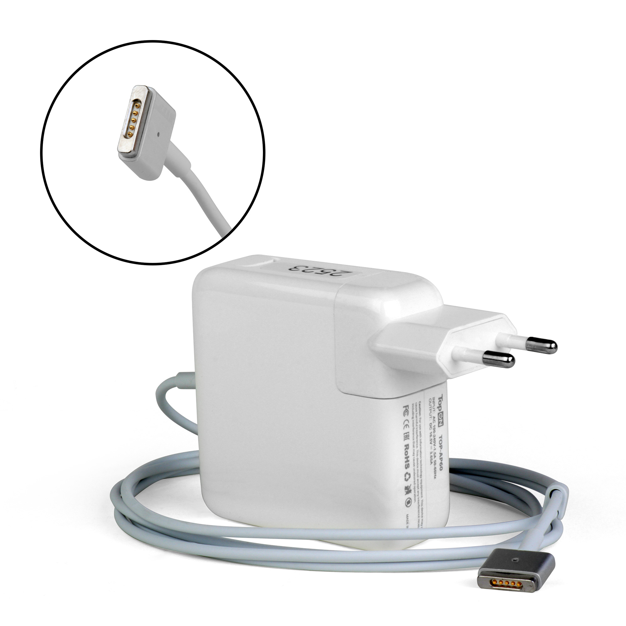 

Блок питания TopON для Apple 16.5V 3.65A (MagSafe2) 60W A1425, A1502