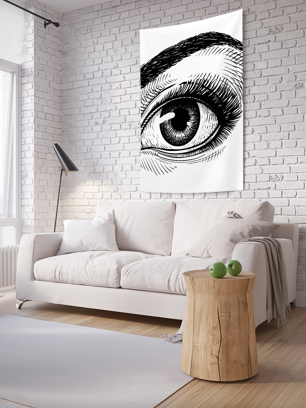 

Вертикальное фотопанно на стену JoyArty Графический взгляд 150x200 см, Графический взгляд