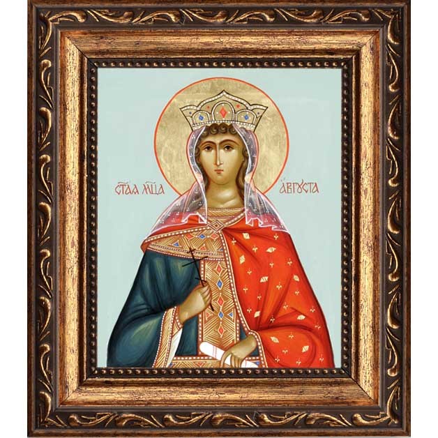 

Августа (Василисса) Римская, императрица, мученица. Икона на холсте.
