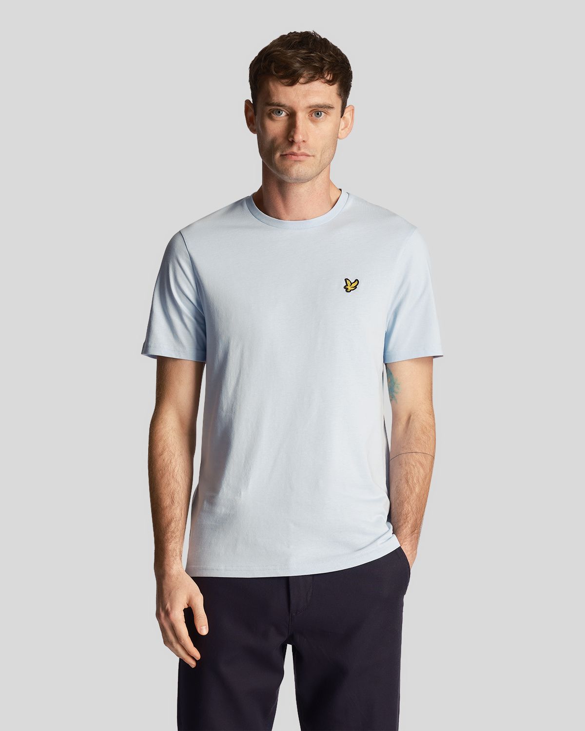 Футболка мужская Lyle & Scott Plain T-shirt голубая S