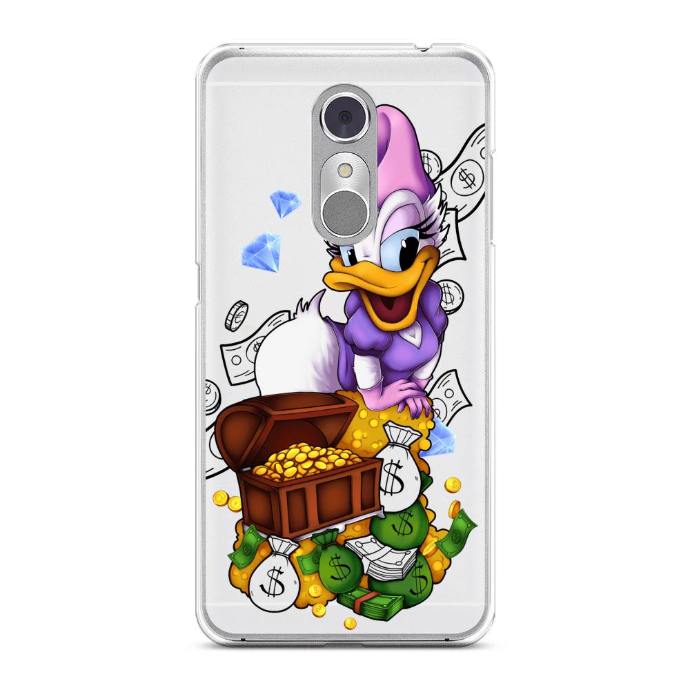 

Чехол на ZTE Blade A910 "Rich Daisy Duck", Коричневый;белый;фиолетовый, 131850-6