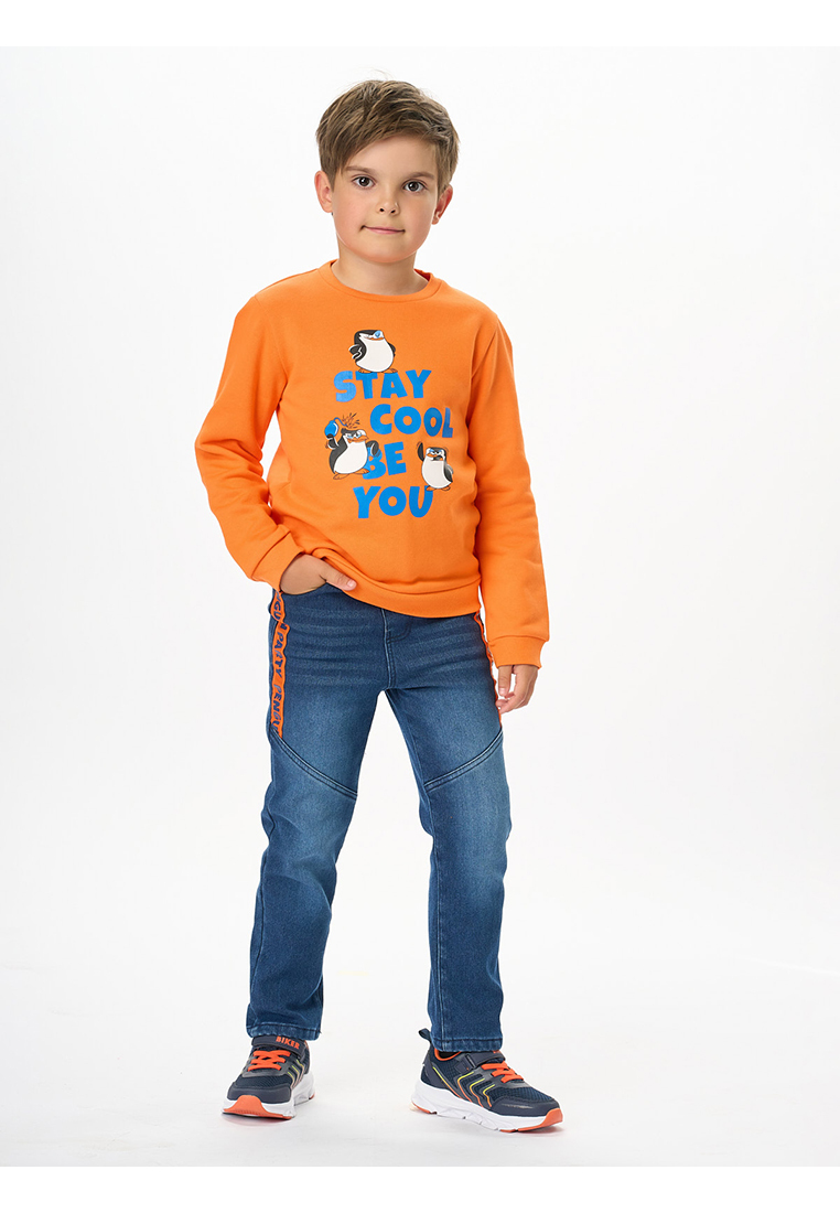 

Свитшот детский Max&Jessi AW23C22403721, оранжевый, 104, AW23C22403721