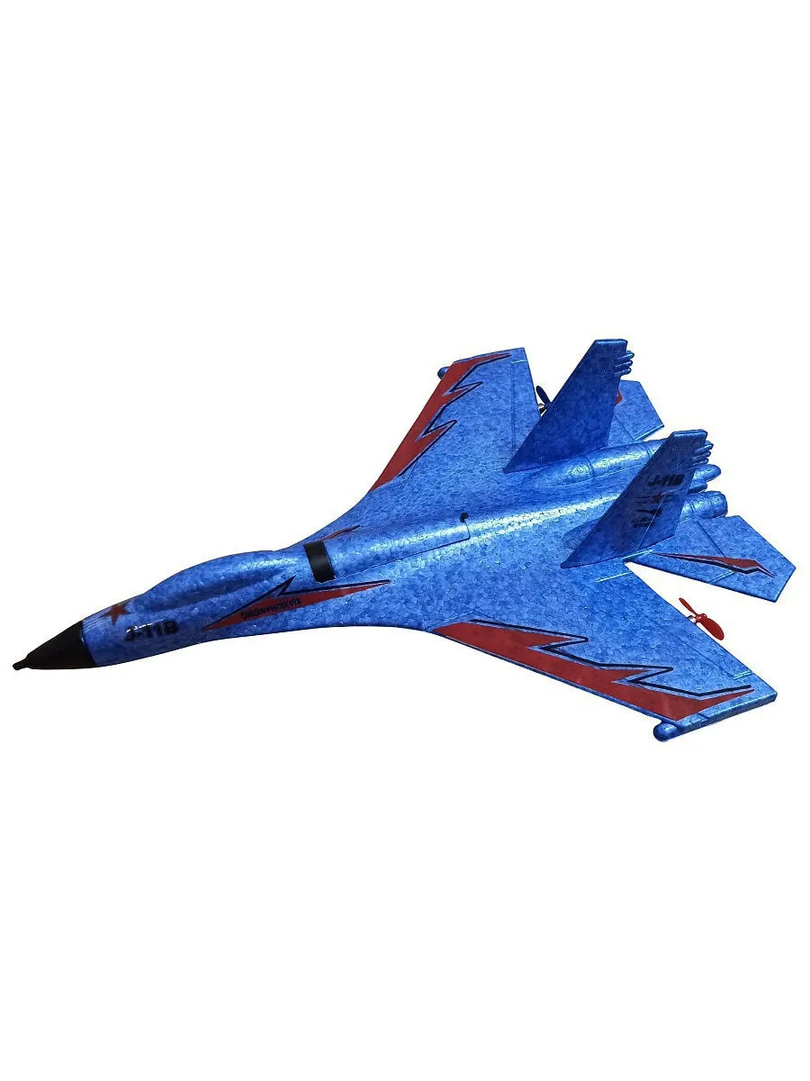 

Самолёт на радиоуправлении J-11B синий