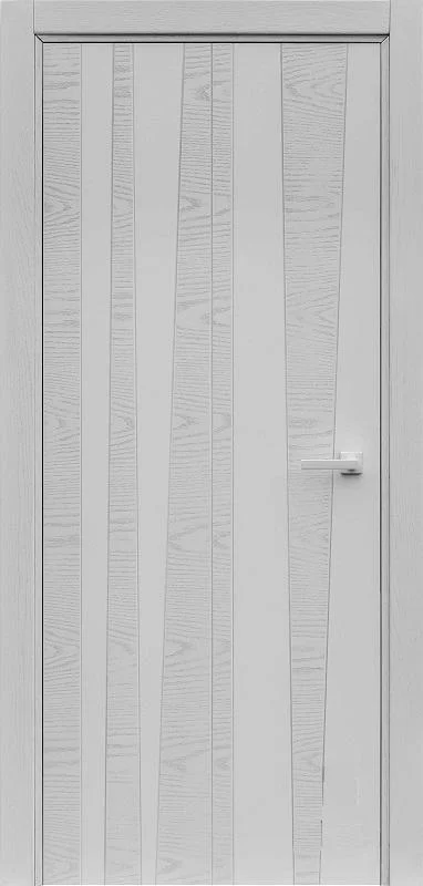 фото Дверь art line trend chiaro patina argento глухая rall 9003 80, эмаль ульяновские двери