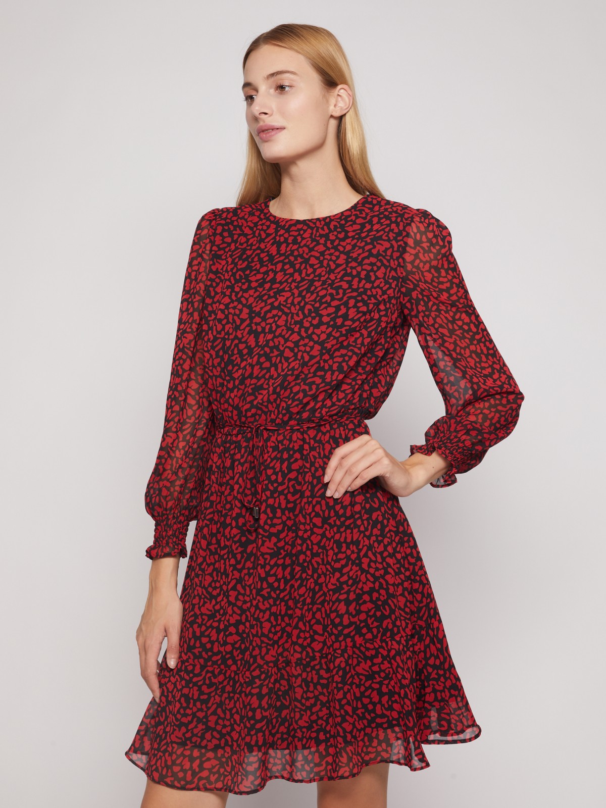 

Платье женское Zolla 021448259023 красное 2XL, 021448259023