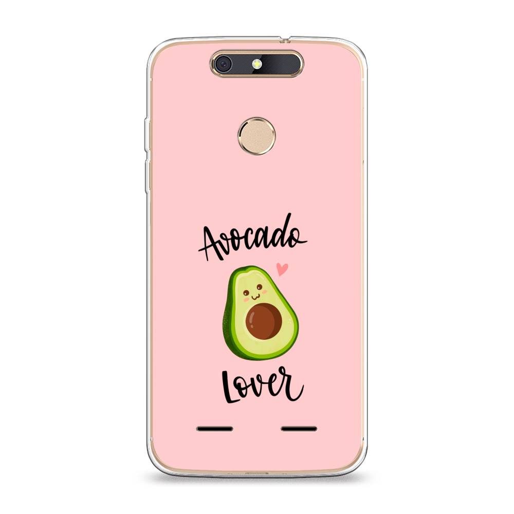 

Чехол на ZTE Blade V8 mini "Avocado lover", Розовый;зеленый, 131950-6