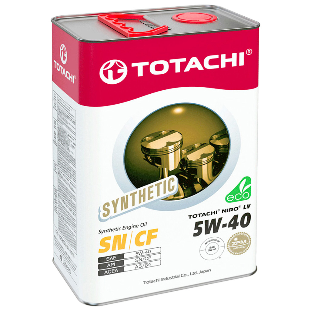 Моторное масло Totachi Niro LV Synthetic SN/CF 19804 5W40 4л