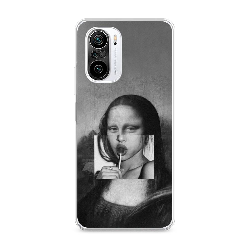 

Чехол Awog на Xiaomi Redmi K40 "Mona Lisa sucking lollipop", Разноцветный, 310950-9