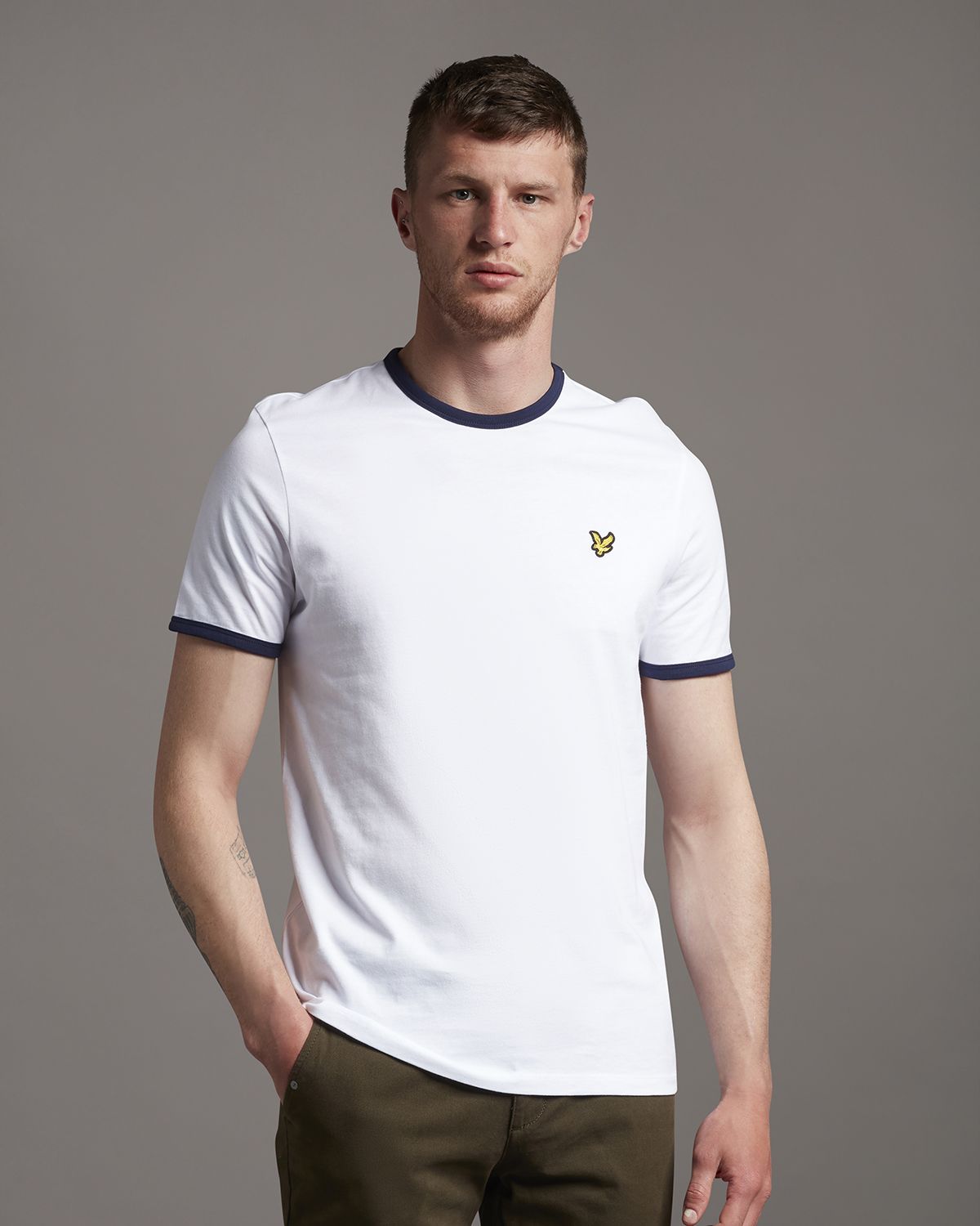 Футболка мужская Lyle & Scott TS705VOG_Z660 белая XL