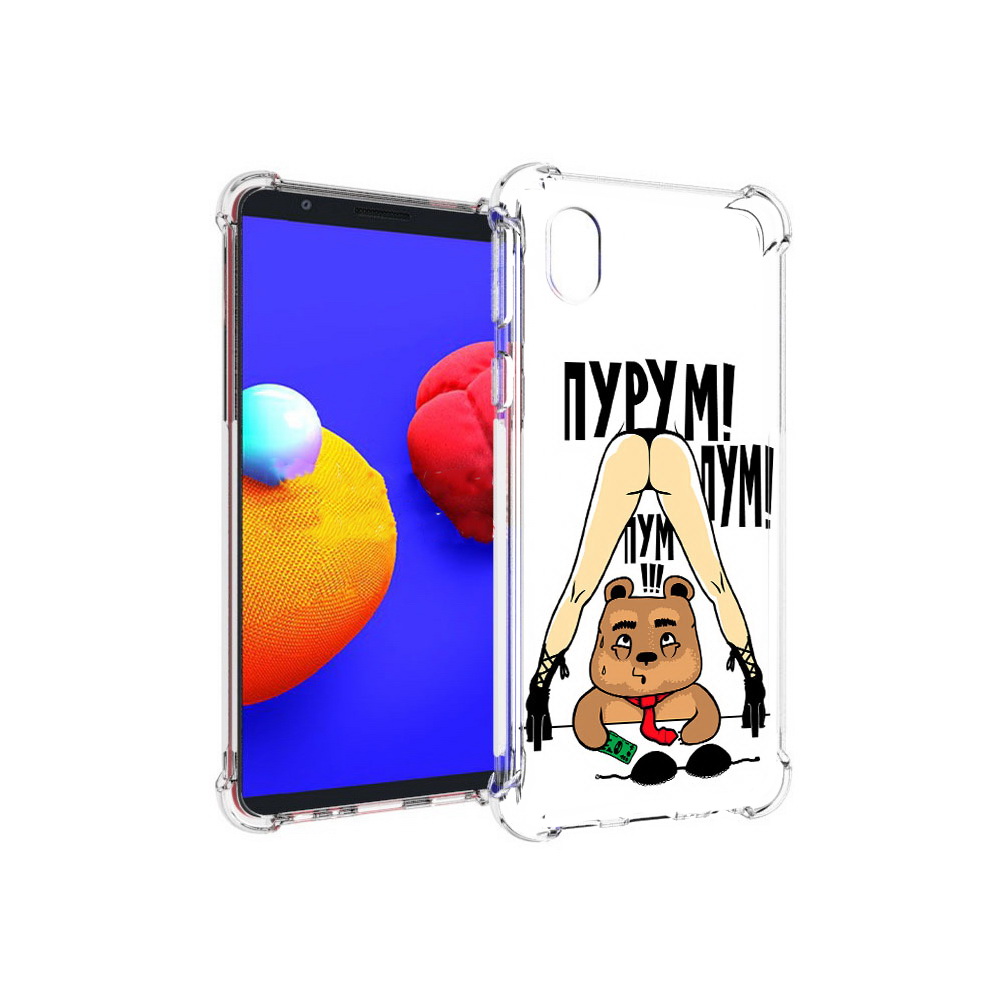 

Чехол MyPads Tocco для Samsung Galaxy A01 Core Пурум пум пум (PT151825.477.140), Прозрачный, Tocco