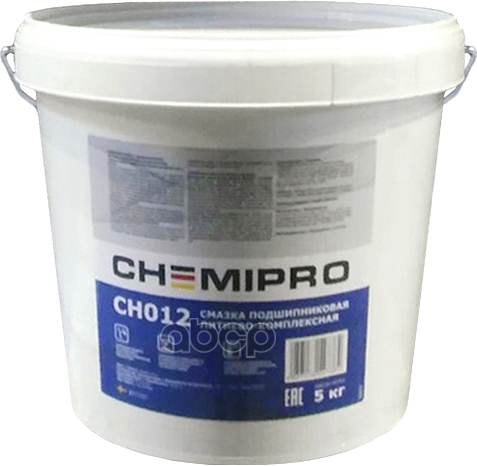 Смазка подшипниковая 5 Kg, (Синяя) Литиевая -30-+150с Nlgi 2 CHEMIPRO CH012