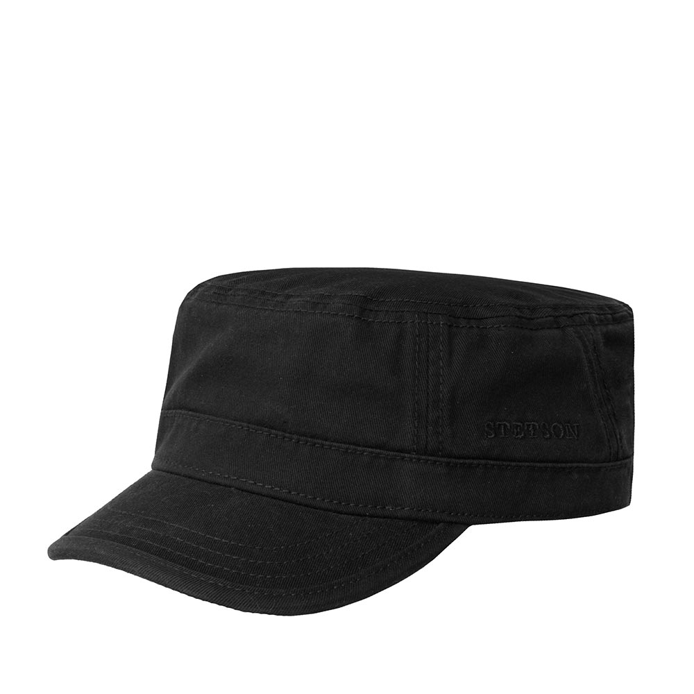 

Кепка немка унисекс Stetson 7431101 ARMY CAP COTTON черная, р.55, Черный, 7431101 ARMY CAP COTTON