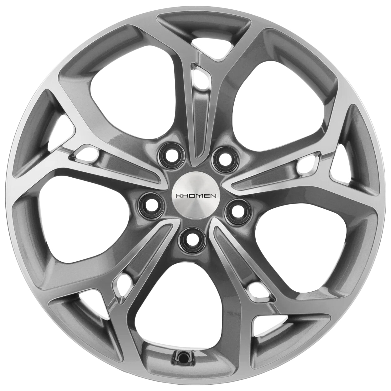 

Диск KHOMEN WHEELS, KHW1702 (Optima/Tucson) 7x17/5x114.3ET51 67.1 WHS498256, Серый