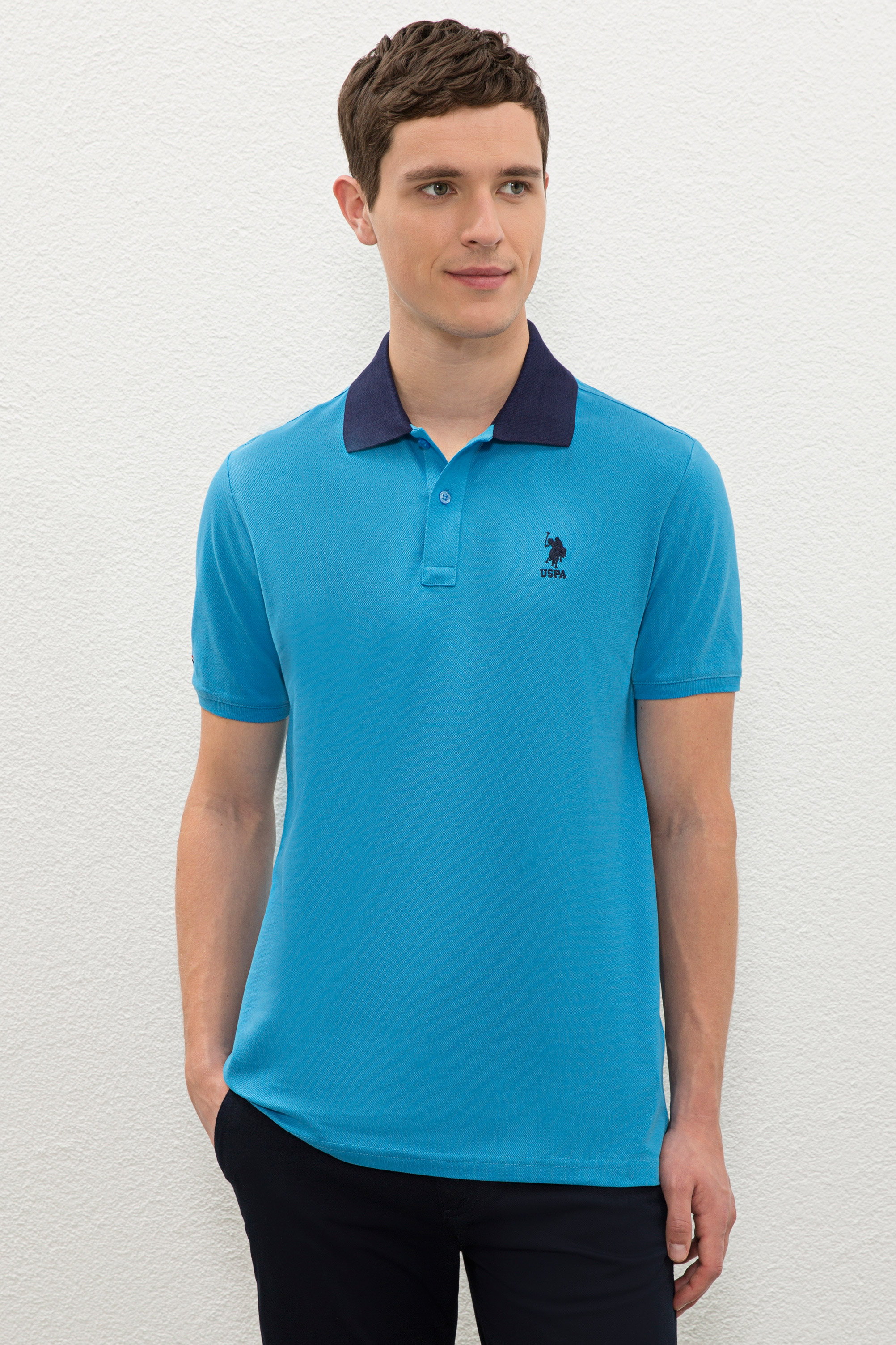 фото Футболка мужская u.s. polo assn. g081sz0110metziy021-e синяя xl