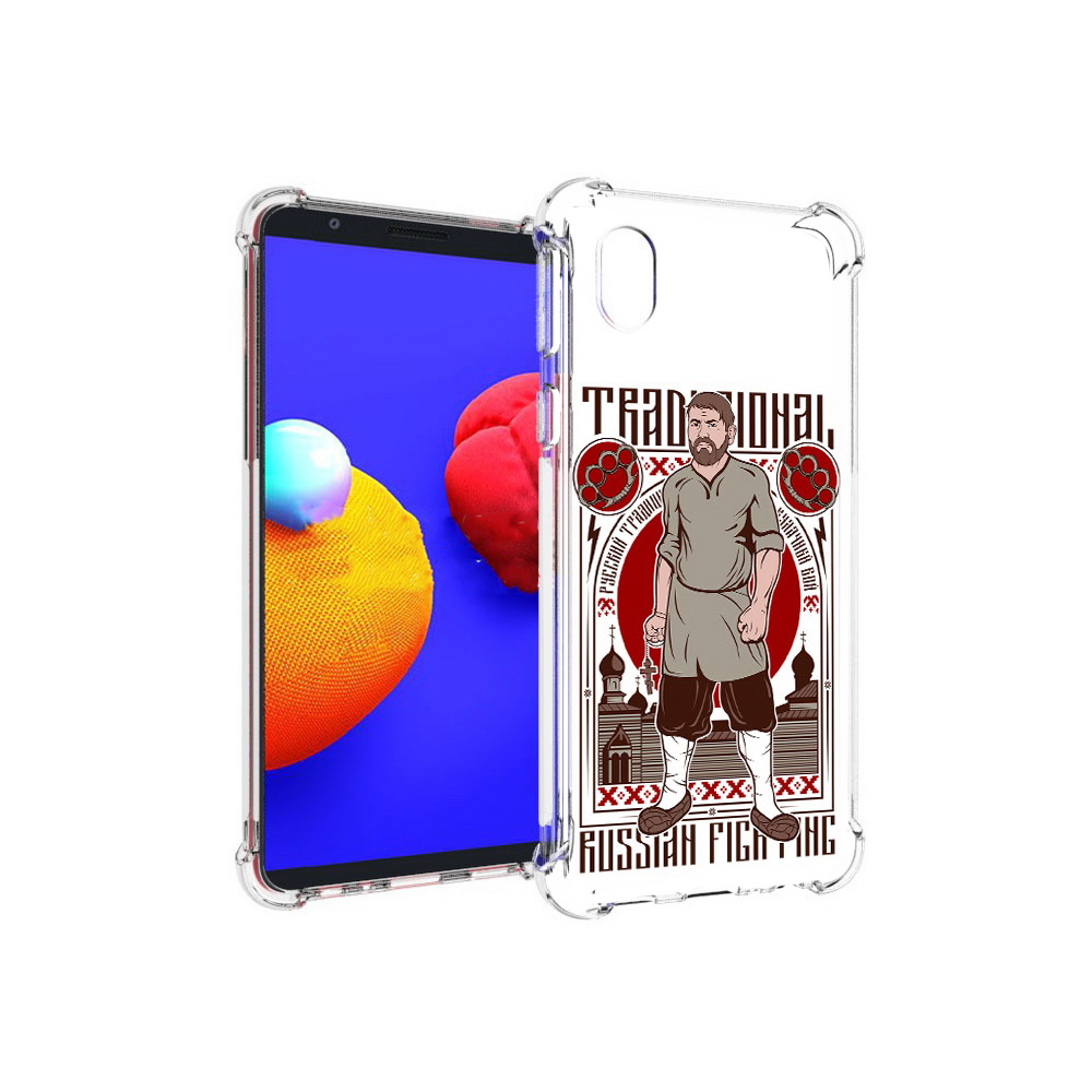 

Чехол MyPads Tocco для Samsung Galaxy A01 Core Традициональный мужчина (PT151825.477.173), Прозрачный, Tocco