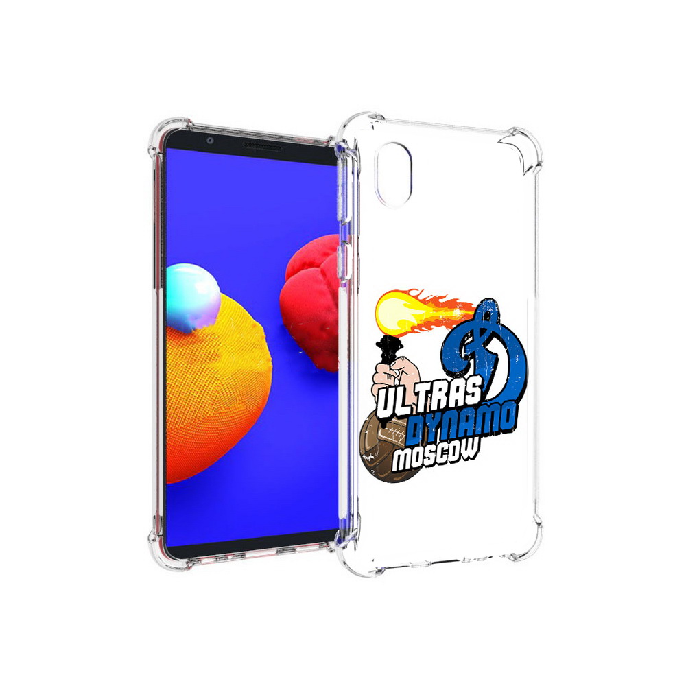 

Чехол MyPads Tocco для Samsung Galaxy A01 Core ФК Динамо (PT151825.477.177), Прозрачный, Tocco