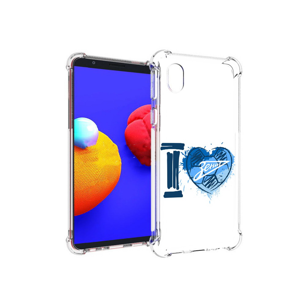 

Чехол MyPads Tocco для Samsung Galaxy A01 Core ФК я люблю зенит (PT151825.477.186), Прозрачный, Tocco